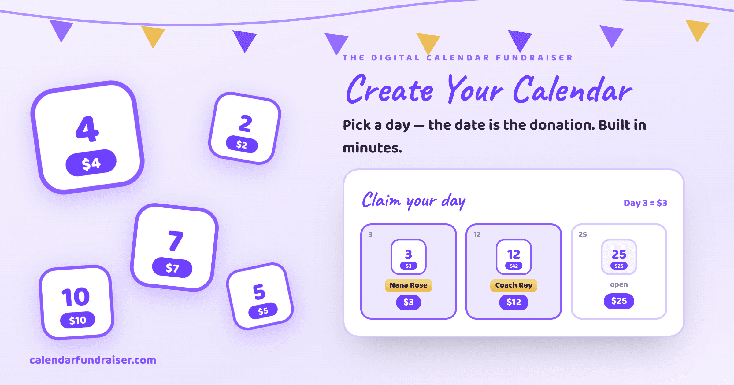 Digital calendar fundraiser guide — create a pick-a-date calendar in minutes