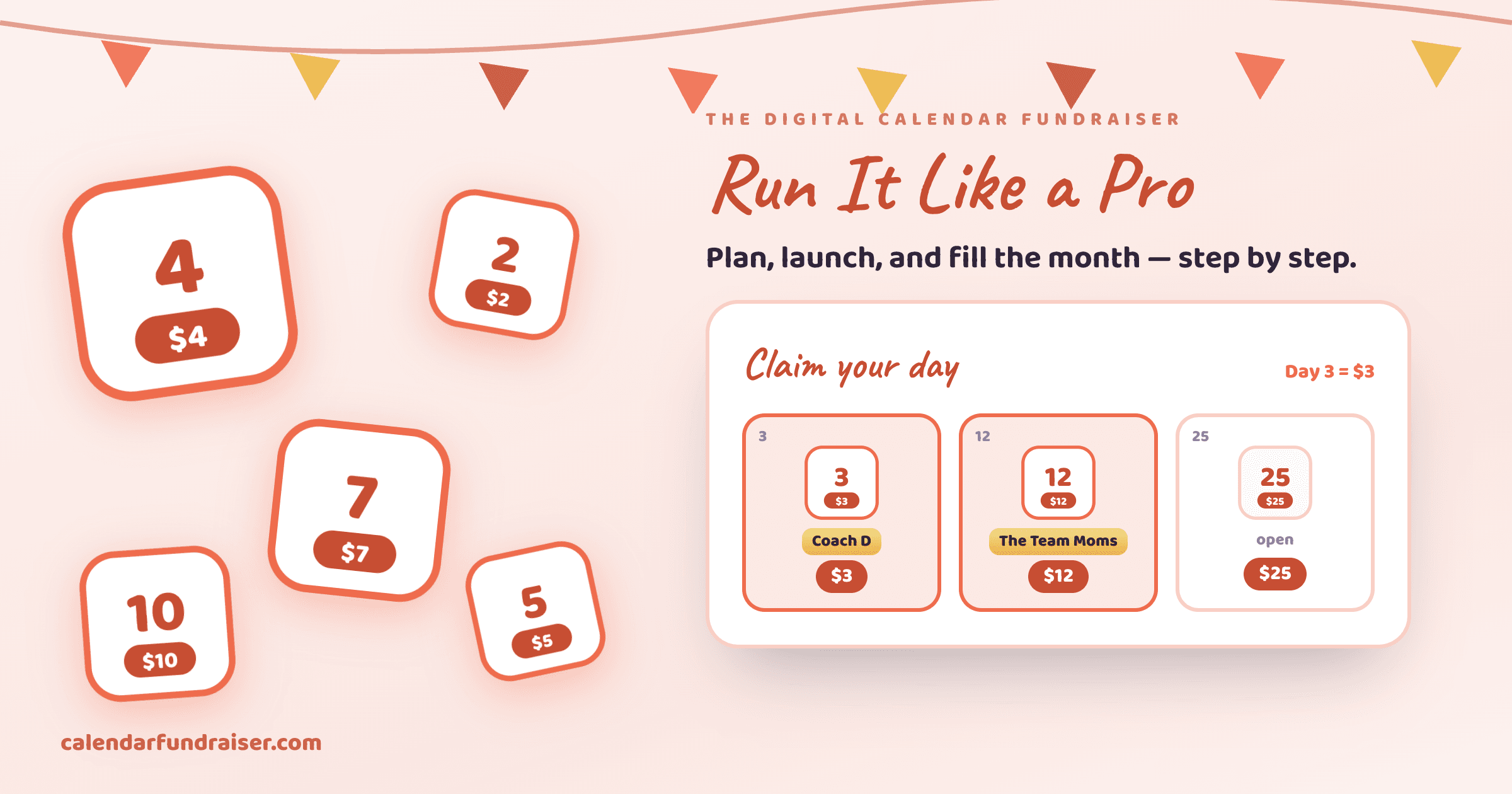 How to run a digital calendar fundraiser — plan, launch, and fill the month