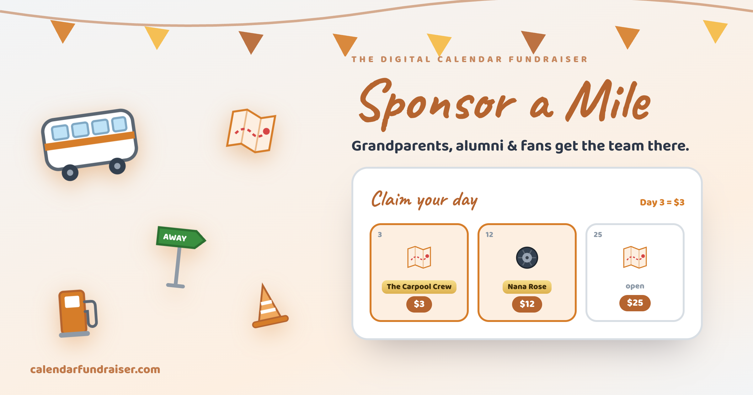 Fund the competition trip — digital calendar fundraiser guide for band programs
