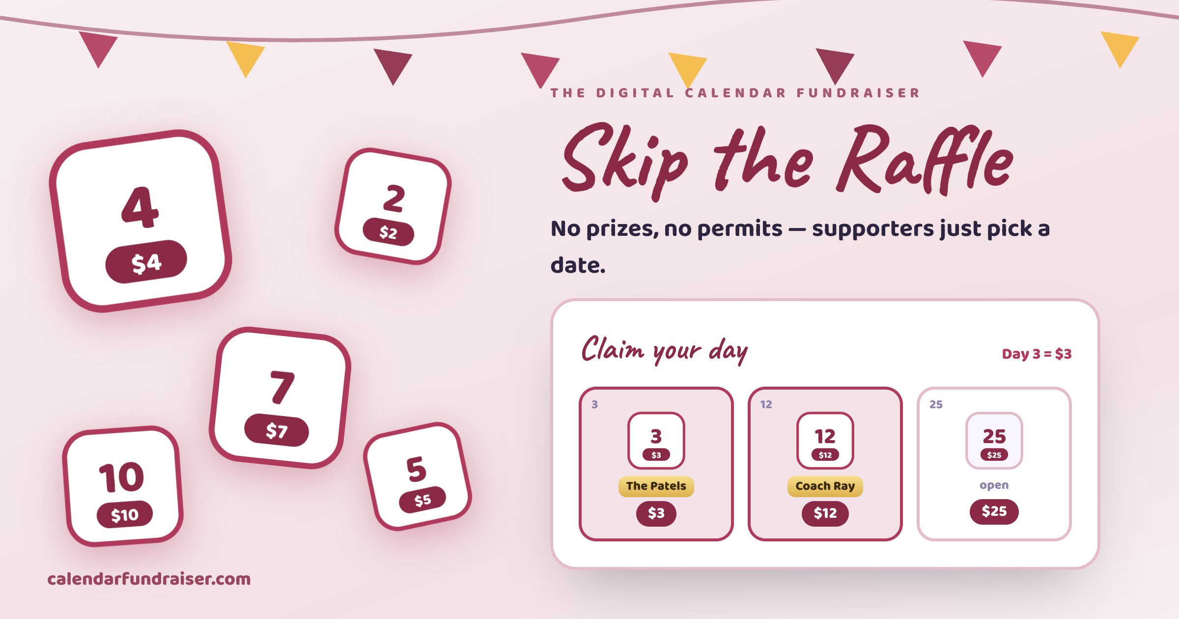 Calendar Raffle Fundraiser vs. Pick-A-Date: Which Raises More?